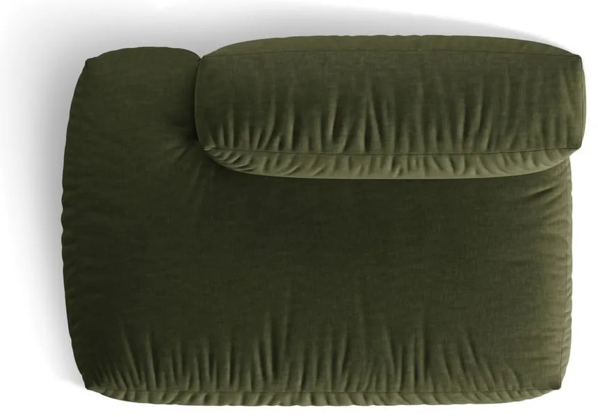 Modul pentru canapea modulară verde (cu colț pe partea stângă ) Martina – Micadoni Home