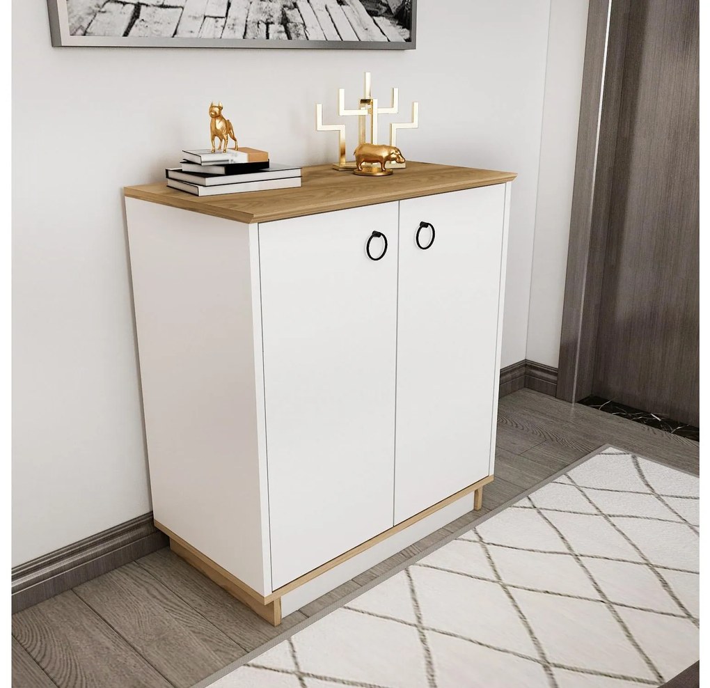 Dulap Nuanseta (alb + Stejar). Promo -16%. 1107107