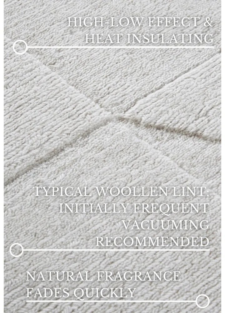 Covor tip traversă crem țesut manual din lână 80x250 cm Ursule – Villeroy&amp;Boch