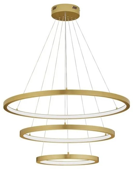 Lustra LED dimabila design circular EMPATIA D-80cm