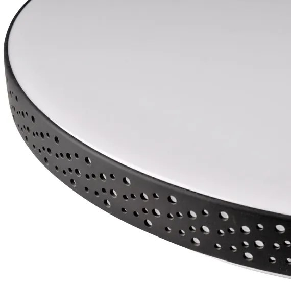 Plafonieră LED pentru baie MOON LED/18W/230V neagră IP44