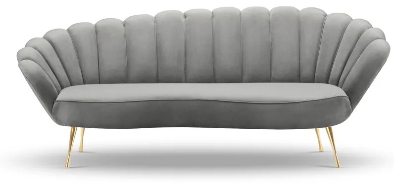 Canapea Kingston 3 locuri catifea L224 cm
