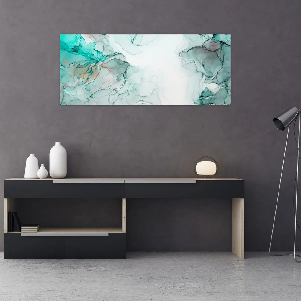 Tablou - Abstract din cerneală 2 (120x50 cm)