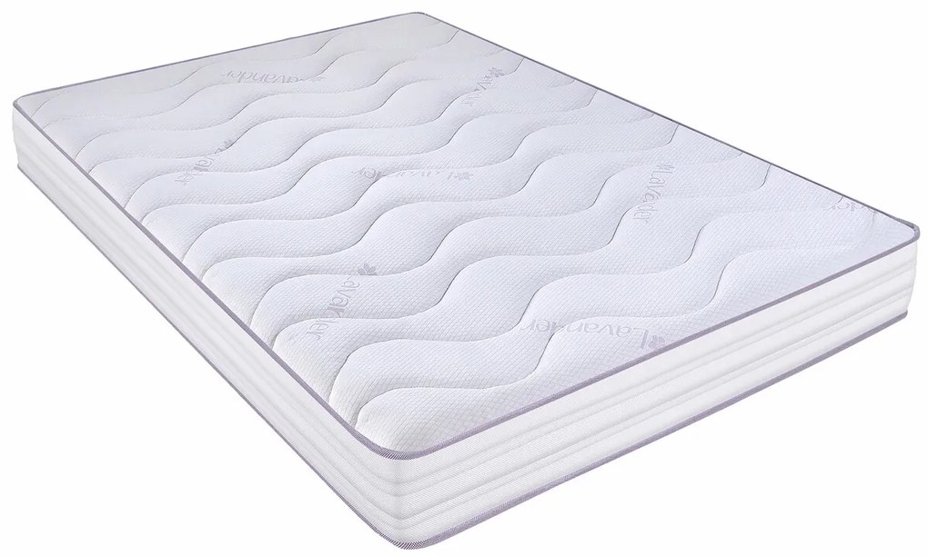 Saltea Green Future, Lavanda Therapy 14+2, Memory Arctic Gel, 140x200 cm, H 17 cm, Super Ortopedica, Anatomica