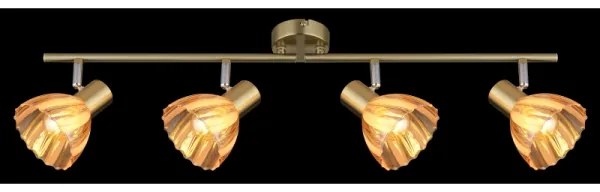 Spot Globo 54315M-4 ZACHERY 4xE14/40W/230V auriu