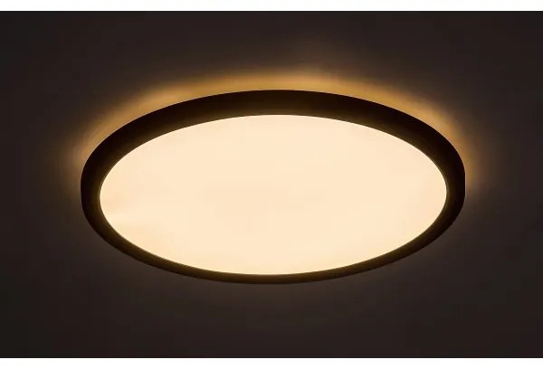 Plafonieră LED Rabalux 71098 GONZALO LED/36W/230V d. 50 cm negru