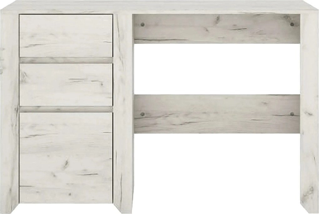 Birou ANGEL typ 80, alb craft, PAL melaminat, 119x60x77 cm