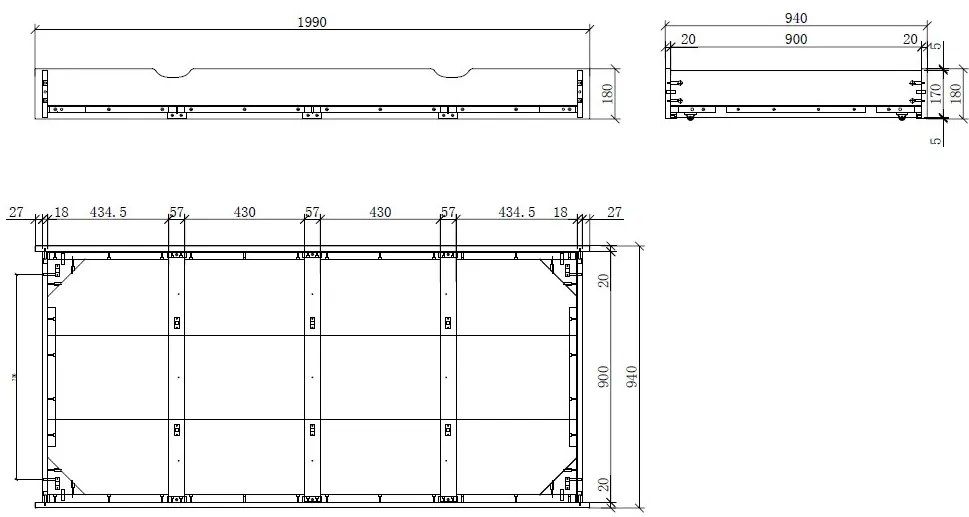 Sertar pat ERIK, alb, 90x200 cm – Vipack