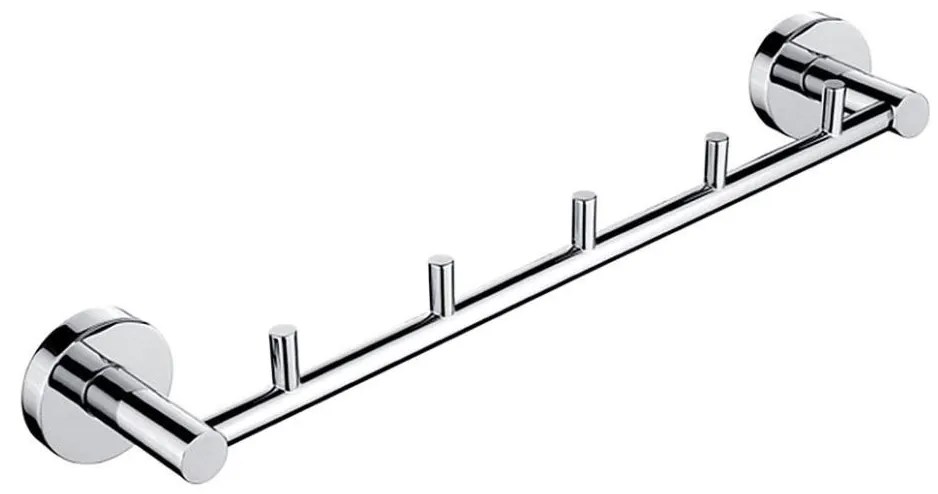 Suport de perete pentru prosoape NIMCO UN 13054-5-26 UNIX 41,5 cm crom lucios