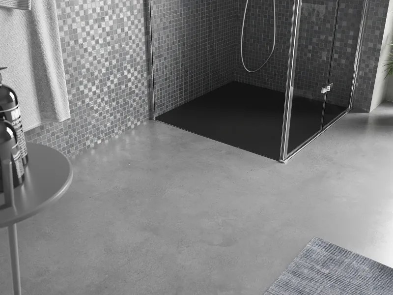 Mexen Bert recepție pătrată SMC 90 x 90 cm, negru - 4K709090