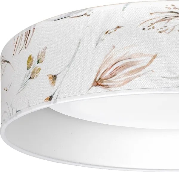 Brilagi-LED dimmabil VELVET SM. VARI 24W/230V 3000-6500K Ø45 cm alb/floral + telecomandă