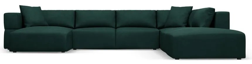 Colțar verde (cu colț pe partea dreaptă/în formă de "U") Esther – Milo Casa