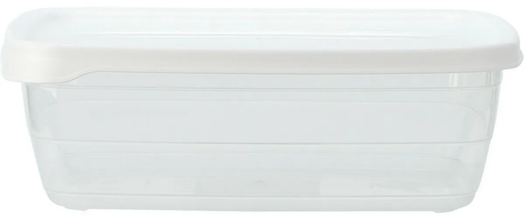 Set recipiente din plastic EH White 11 piese
