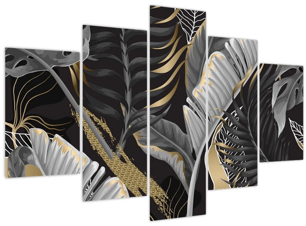 Tablou - Jungla de aur (150x105 cm)
