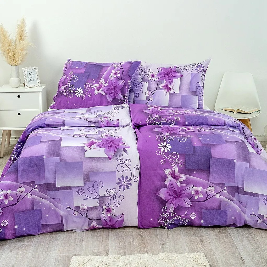 Stanex Lenjerie de pat din bumbac Elis, 140 x 220 cm, 70 x 90 cm