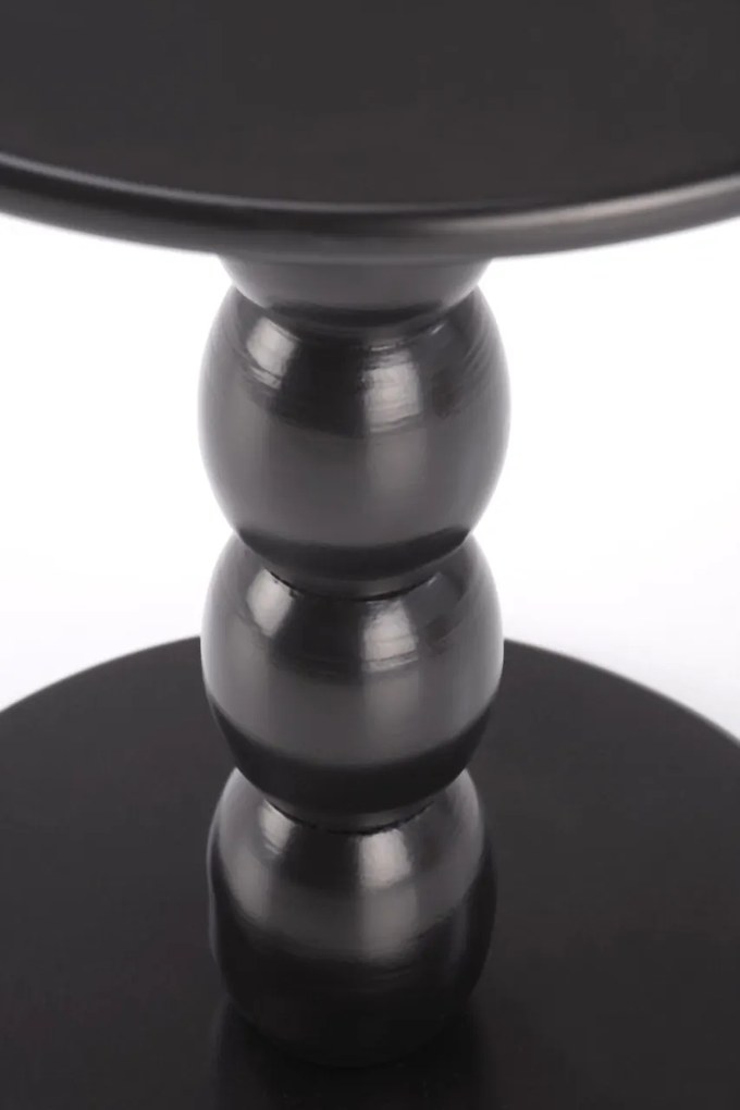 Masa de cafea rotunda Cirilla neagra ø40/h47 cm