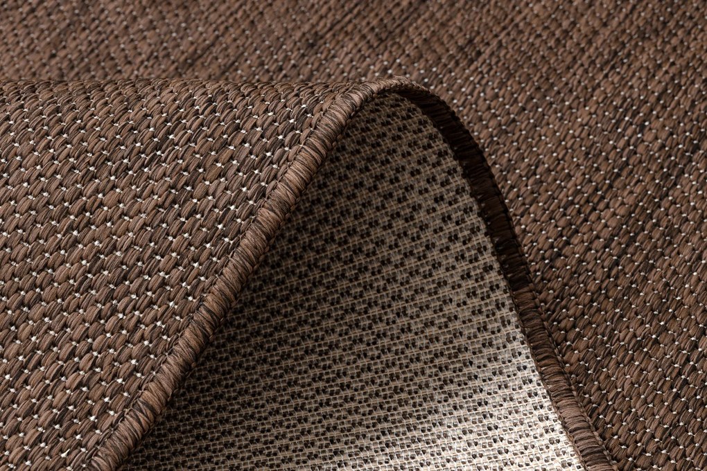 Covor SISAL SION A5165A Melanj țesute plate maro