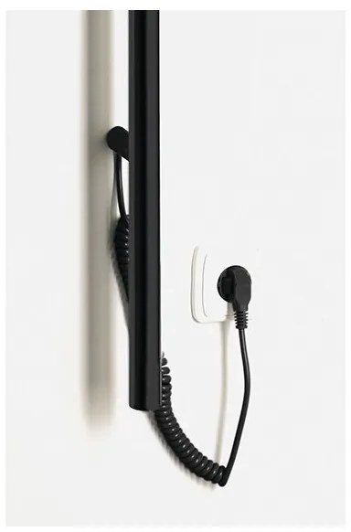 Uscător electric de prosoape Sapho PASADOR 30W/230V 150 cm negru mat