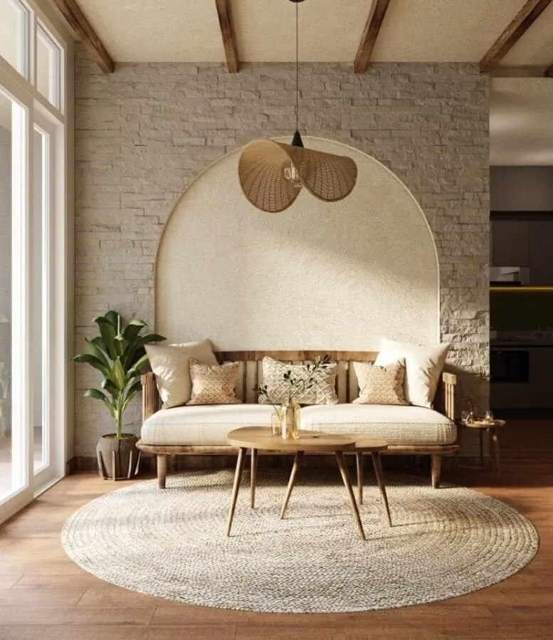 Lustra boho style design natural KOSHI I