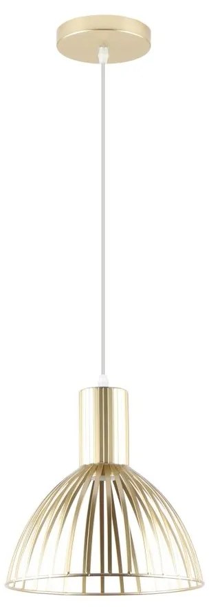 Pendul, Lustra suspendata design industrial DOLIA auriu