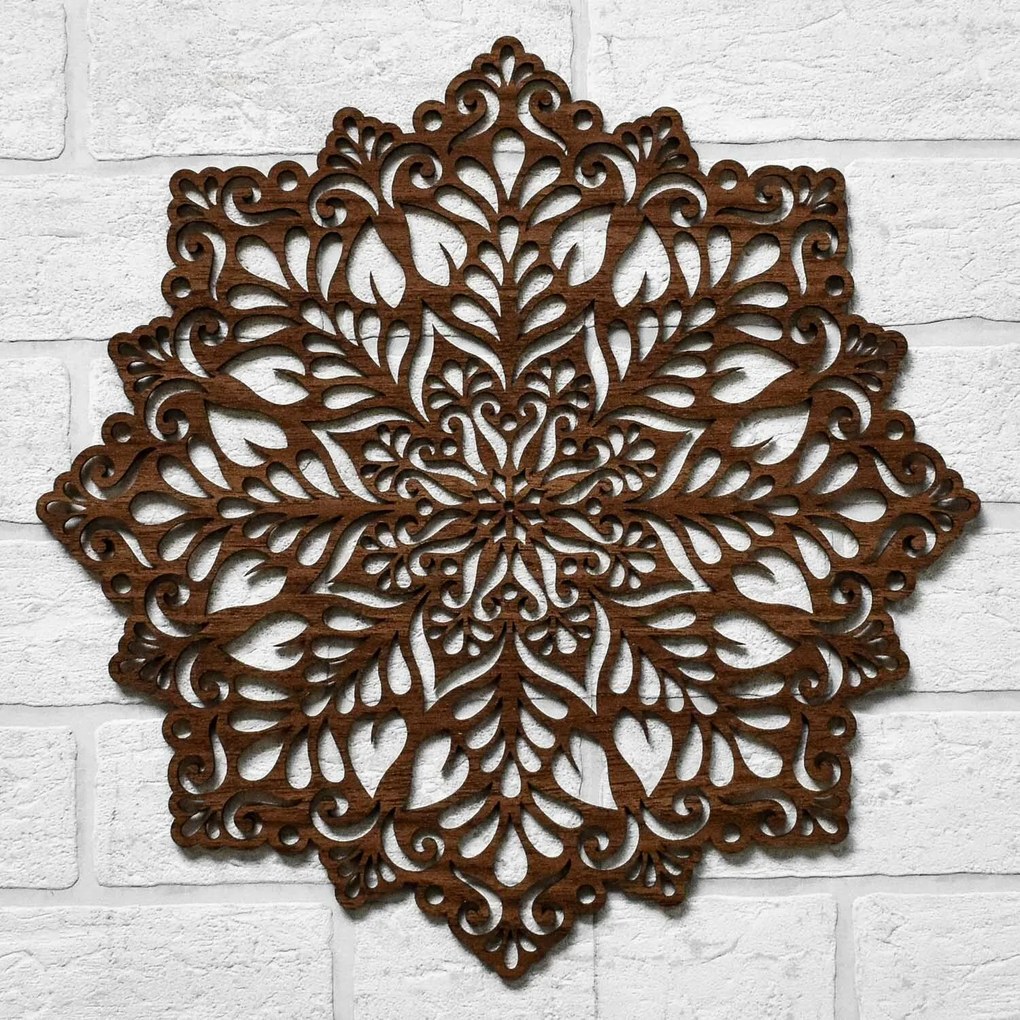 DUBLEZ | Mandala Fericirii - Ornament din lemn
