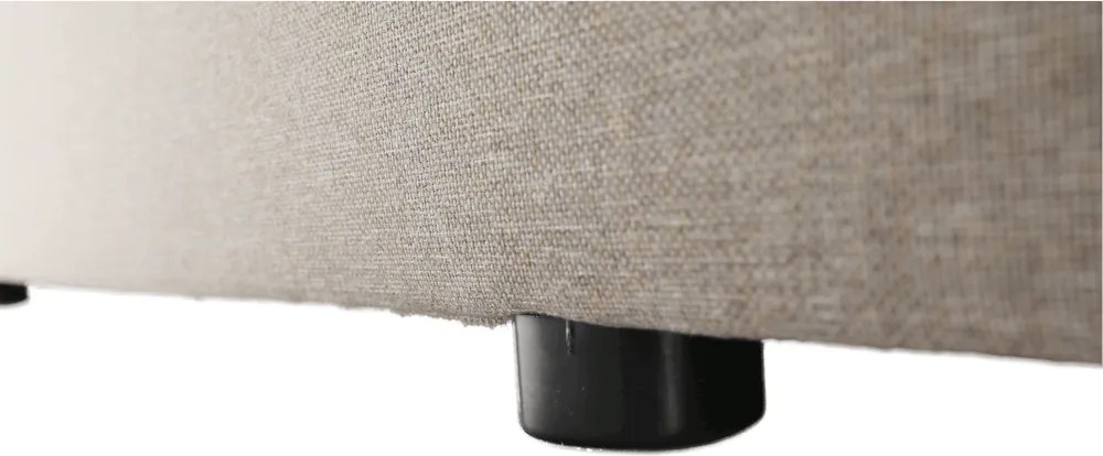 Pat tip BOXSPRING 120x200, taupe gri-maro, FERATA TV KOMFORT