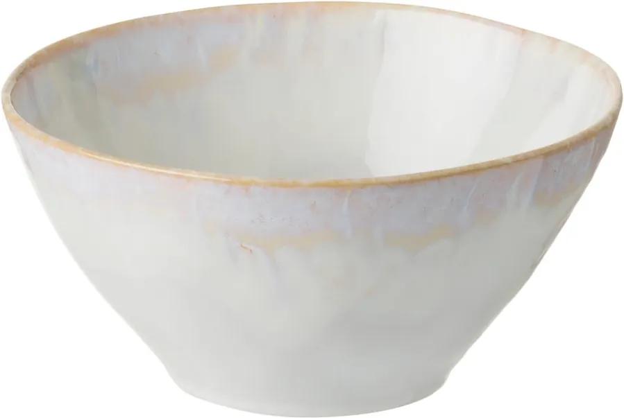 Bol din gresie ceramică Costa Nova Brisa, ⌀ 15,5 cm, alb