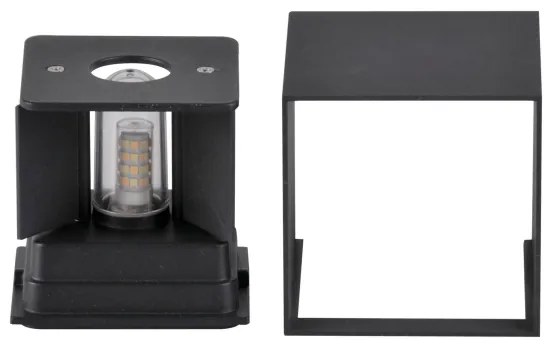 Aplică de exterior KIOTO 1xG9/5W/230V IP44 neagră