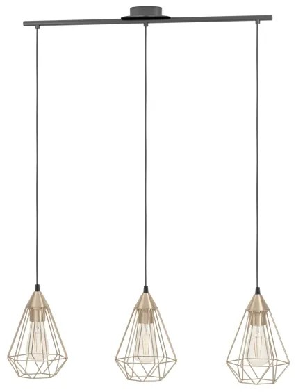 Lustră Eglo 94195 TARBES 3xE27/60W/230V