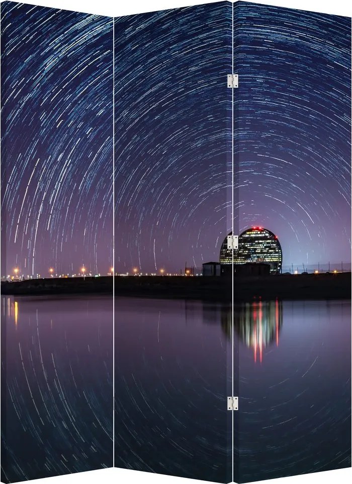 Paravan - Cerul nocturn și stele (126x170 cm)