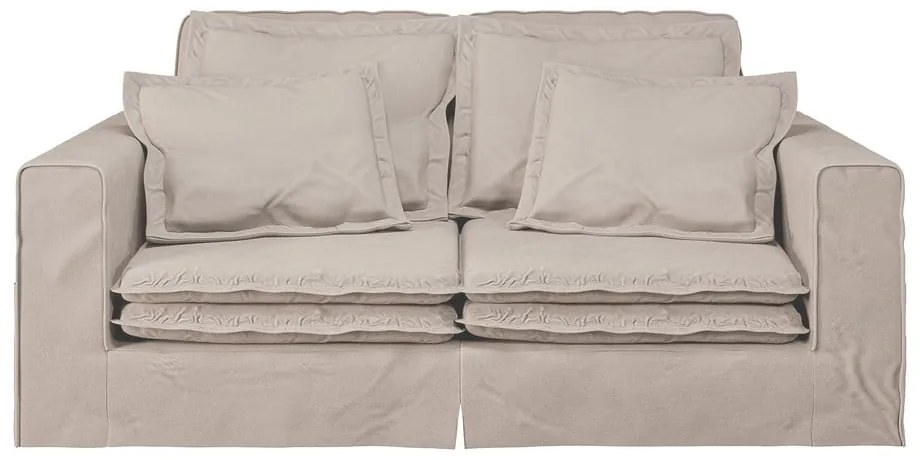 Canapea maro deschis 196 cm Nora – Ropez