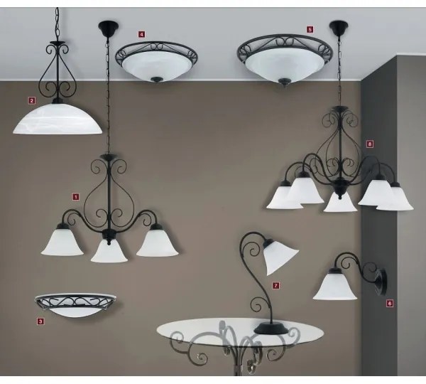 Rabalux 3721 - Aplică perete ATHEN 1xE14/60W/230V