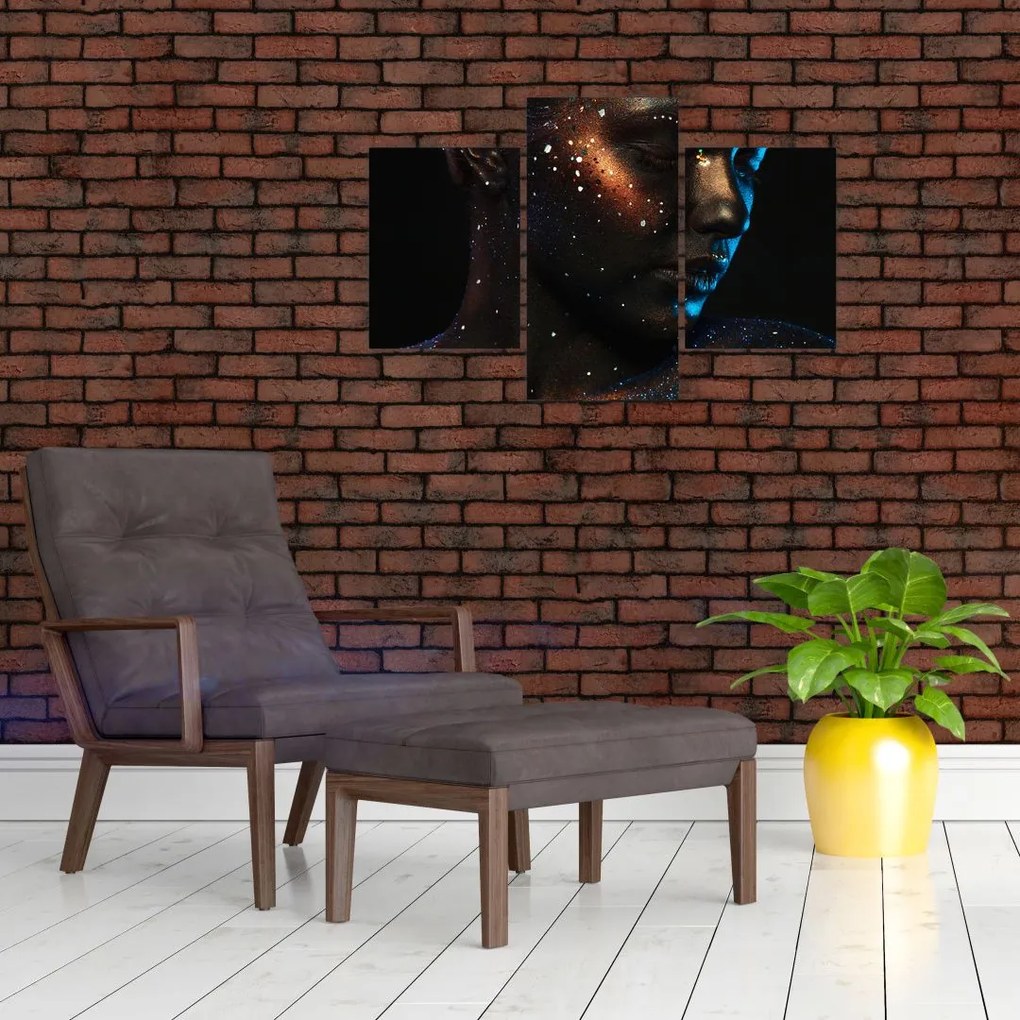 Tablou strălucitor a femeii (90x60 cm)