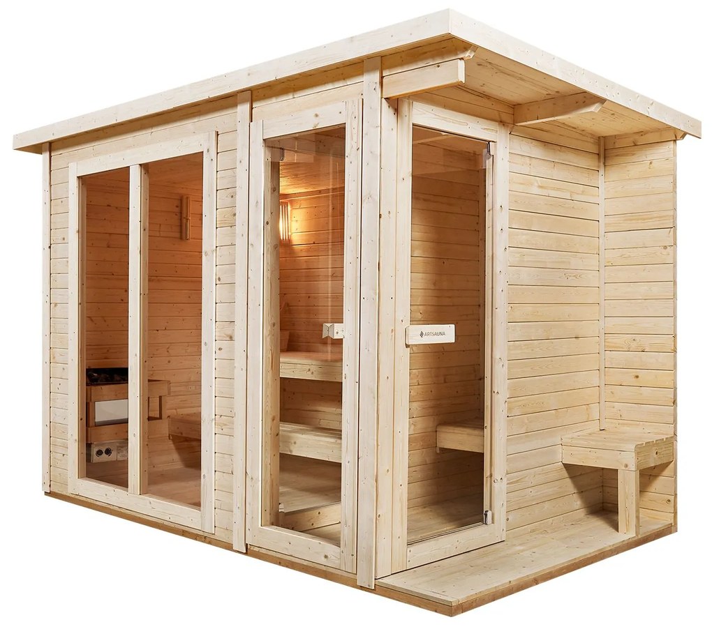 Vonkajšia sauna Varberg 320 x 180 cm