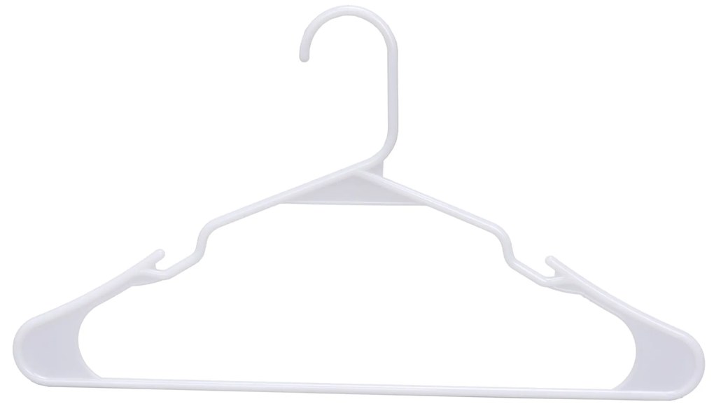 Umerase tricouri din Plastic cu Design Ergonomic, Alb, UUUM32