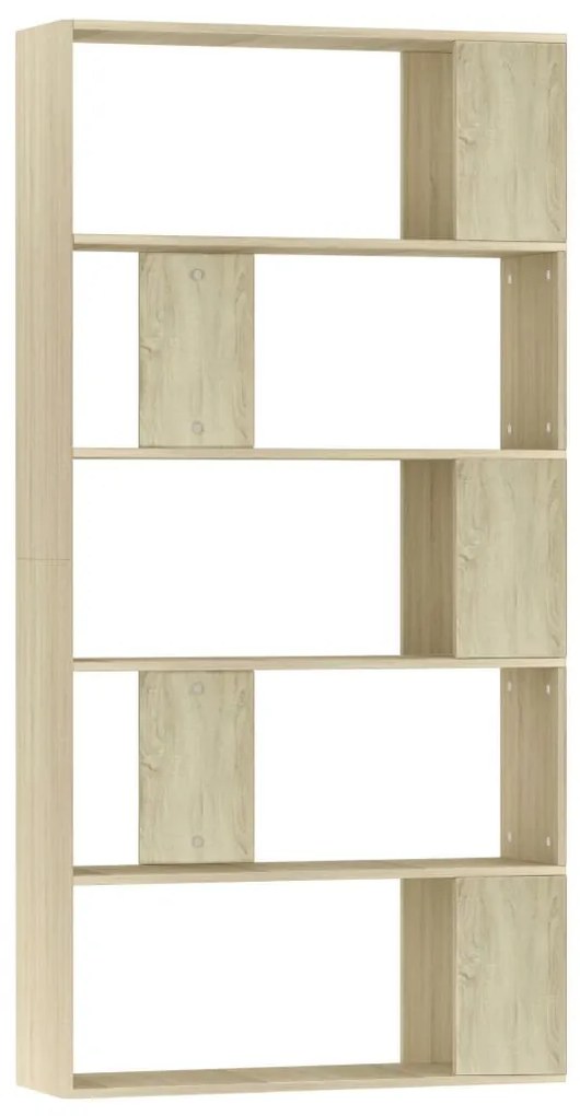 800102 vidaXL Bibliotecă/Separator cameră, stejar sonoma, 80x24x159 cm PAL