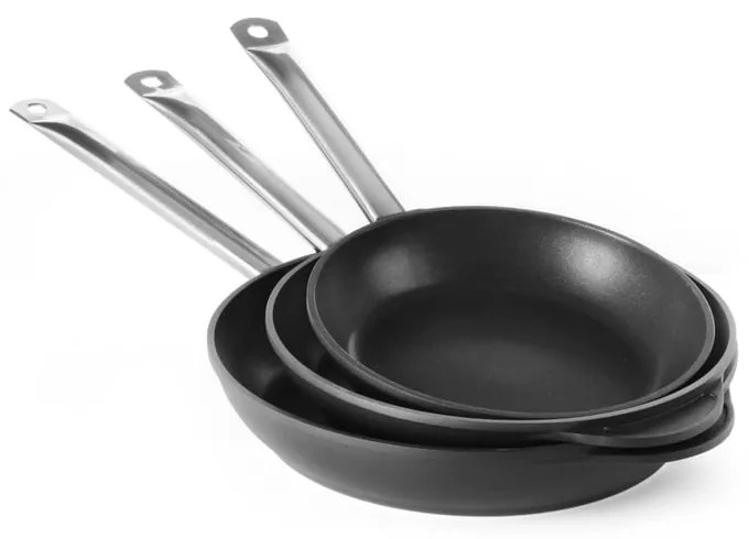 Tigaie din titan din aluminiu turnat cu suprafață antiaderentă Hendi, ø 24 cm