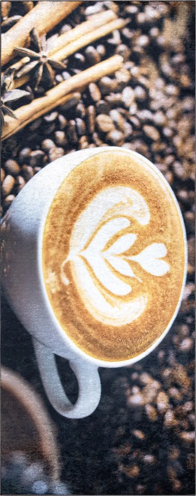 ANDRE 33210 covor lavabil Cafea bucatarie, anti-alunecare - maro