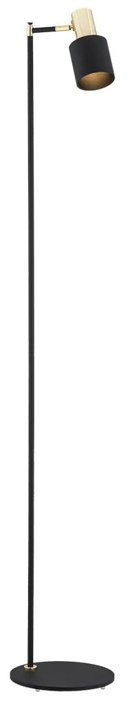 Lampadar / Lampa de podea design minimalist DORIA negru/alama