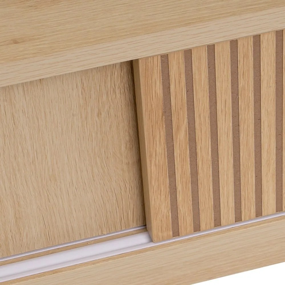 Comodă TV în culoare naturală 115x48x40 cm Naroa – Casa Selección