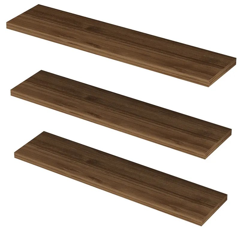 Etajere Boss Walnut, 3 bucăți