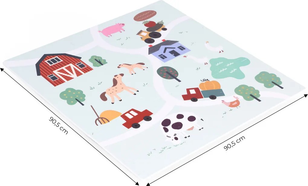 Mare EVA spumă mat farm 90.5x90.5 cm 21 buc