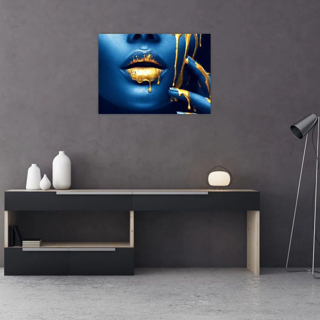 Tablou cu fața omeneaască (70x50 cm)