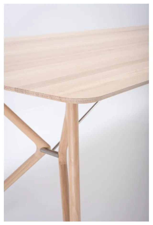 Masă de dining cu blat din lemn de stejar 220x90 cm Tink - Gazzda