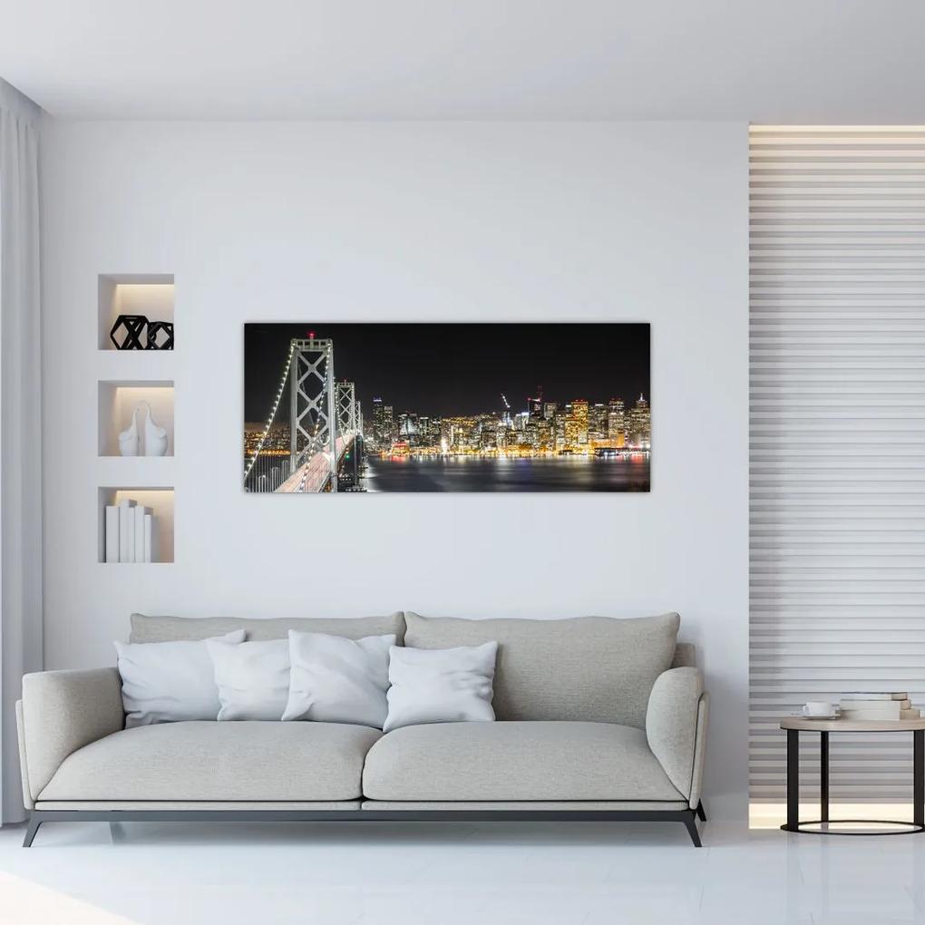 Tablou cu podul Brooklin și New York (120x50 cm), în 40 de alte dimensiuni noi