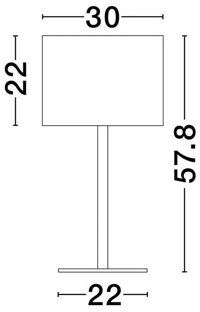 Veioza/Lampa de masa design decorativ SIBNIA alama/negru