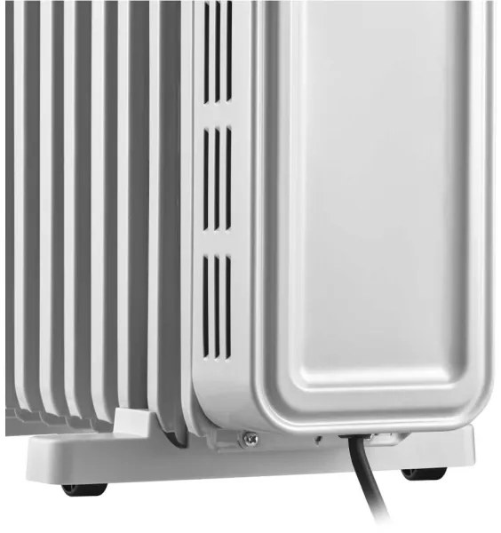 Sencor - Radiator electric cu ulei, 11 elemente, 1000/2300 W, 230 V, alb + telecomandă
