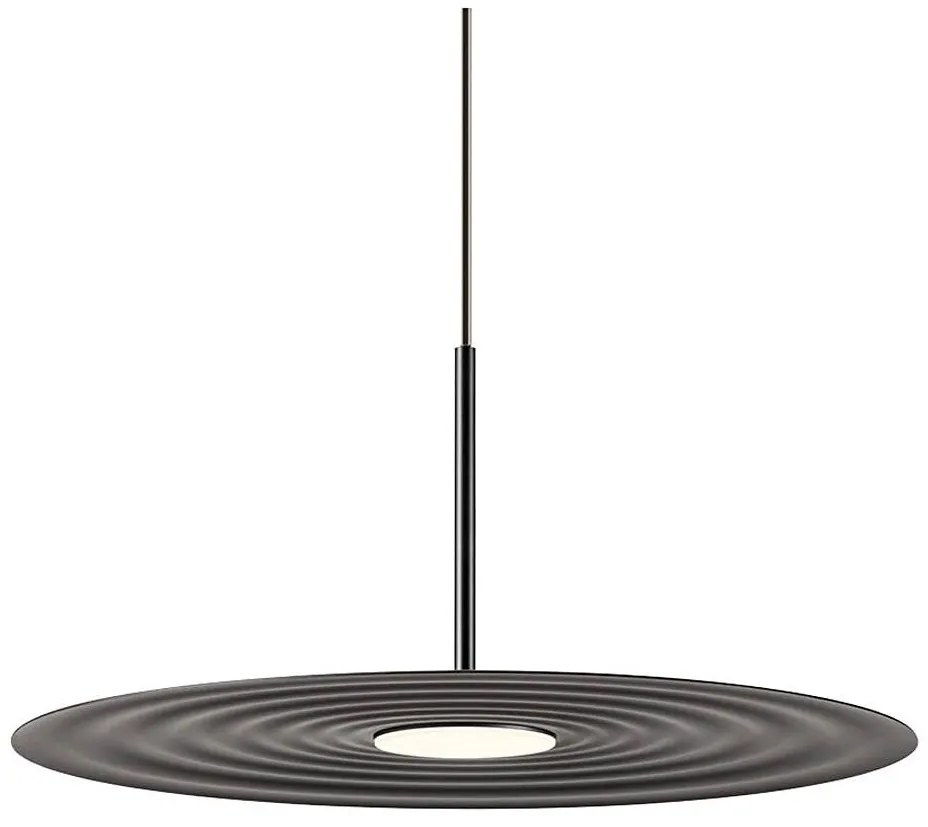 Redo 01-3047 - Lustră LED suspendată pe cablu LAKE, 13W, 230V, CRI 90, Ø 50 cm, negru