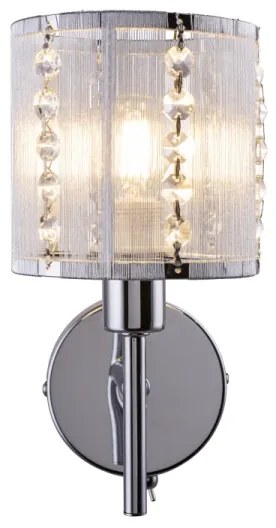 Globo 15091W - Aplică de cristal WALLA 1xE14/40W/230V