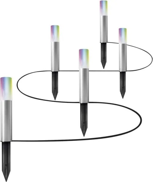 SET 5x lampă LED RGBW de exterior SMART+ GP5xLED/5,7W/230V IP65 Wi-Fi Ledvance